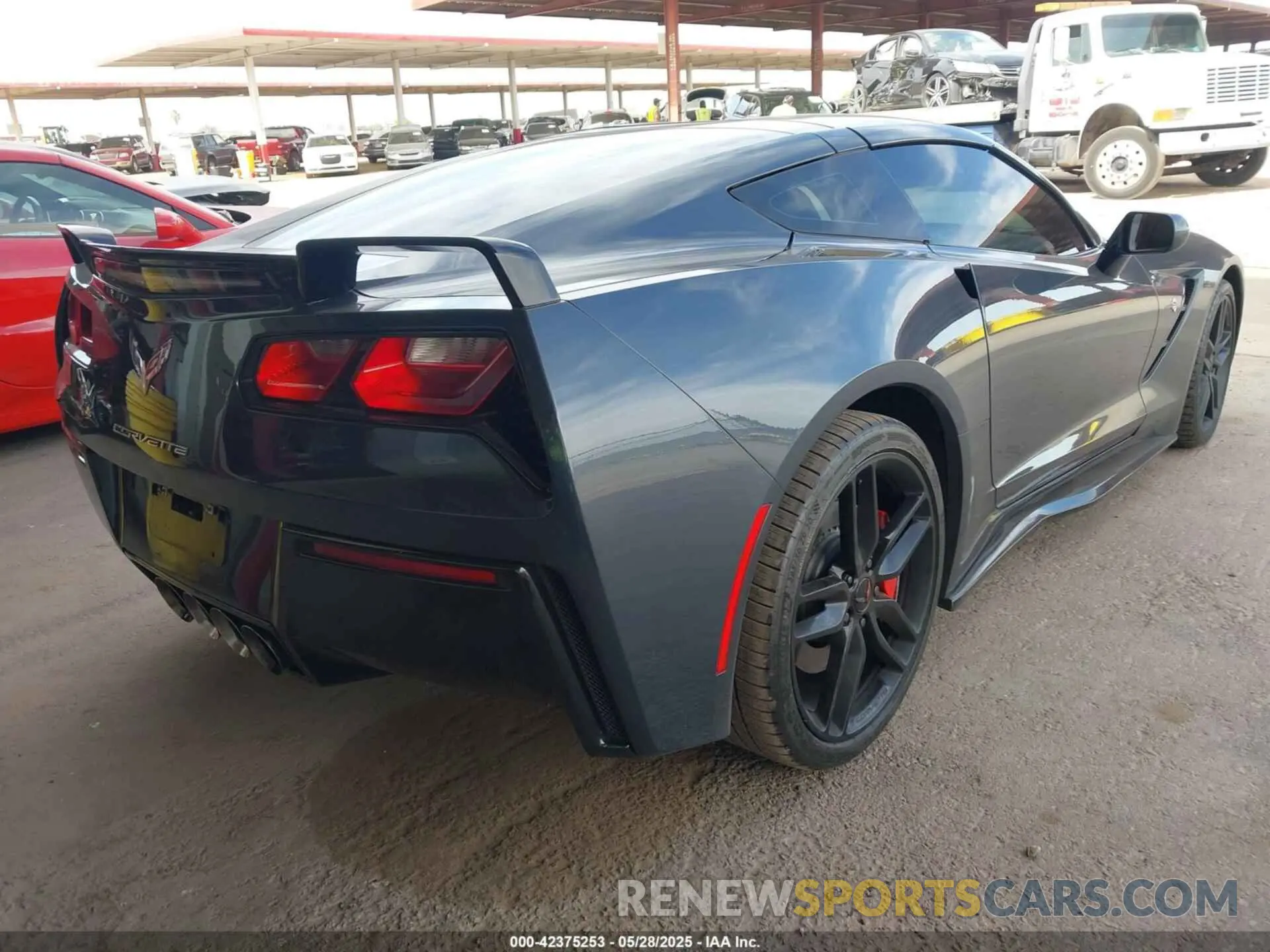 4 Photograph of a damaged car 1G1YB2D78K5108705 CHEVROLET CORVETTE 2019