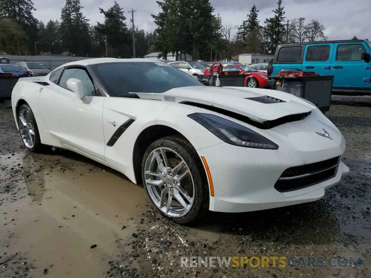 4 Photograph of a damaged car 1G1YB2D78K5116111 CHEVROLET CORVETTE 2019