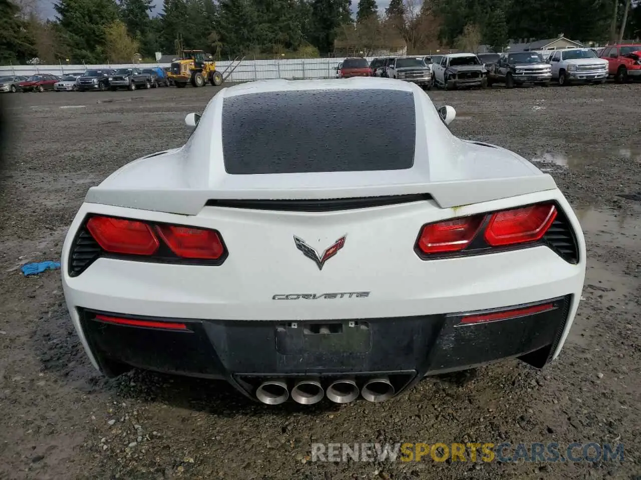 6 Photograph of a damaged car 1G1YB2D78K5116111 CHEVROLET CORVETTE 2019