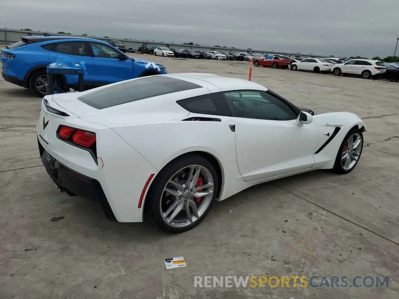 3 Photograph of a damaged car 1G1YB2D7XK5113792 CHEVROLET CORVETTE 2019
