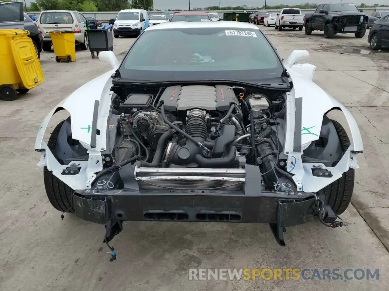 5 Photograph of a damaged car 1G1YB2D7XK5113792 CHEVROLET CORVETTE 2019
