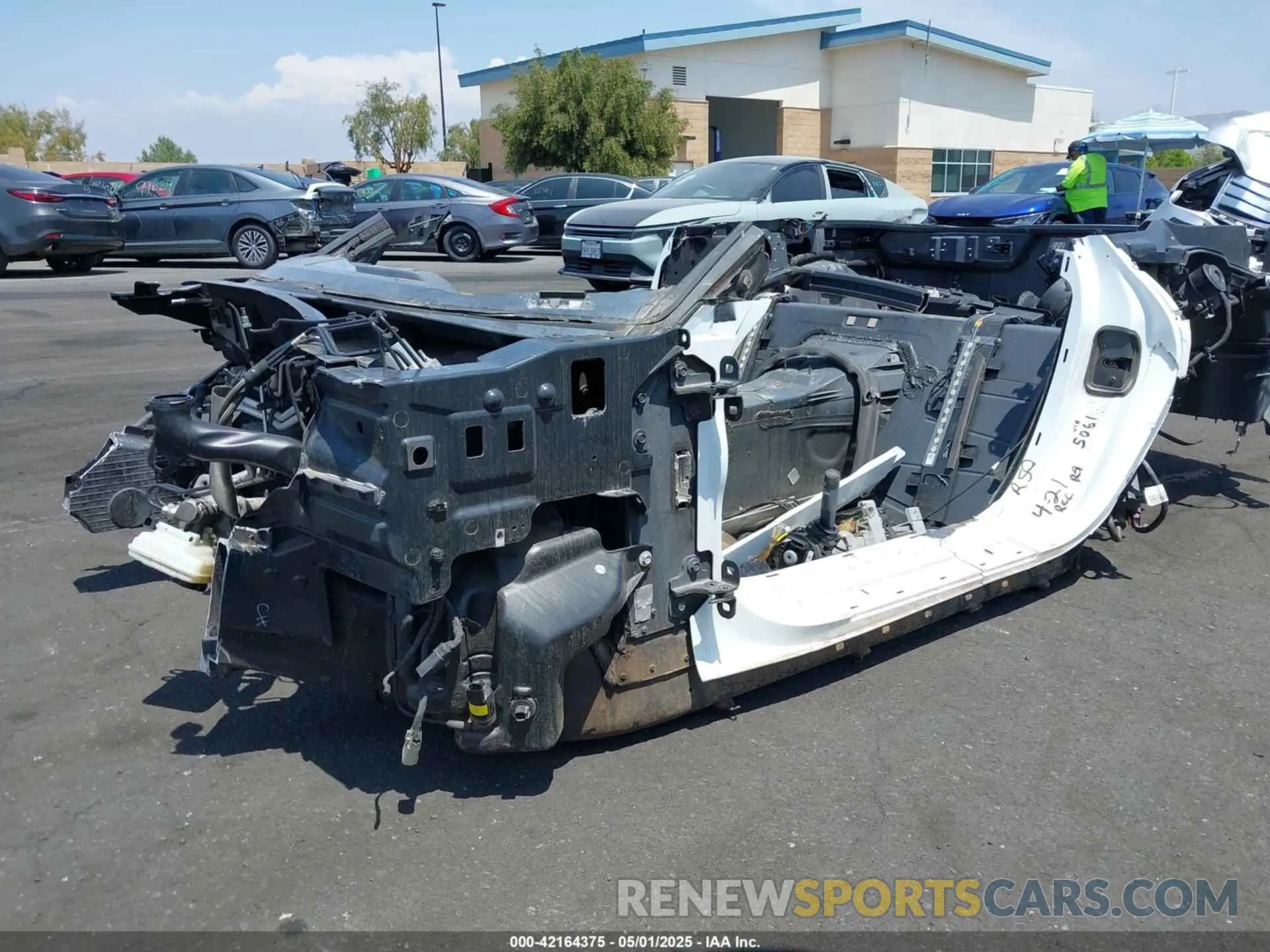 2 Photograph of a damaged car 1G1YD2D70K5115061 CHEVROLET CORVETTE 2019