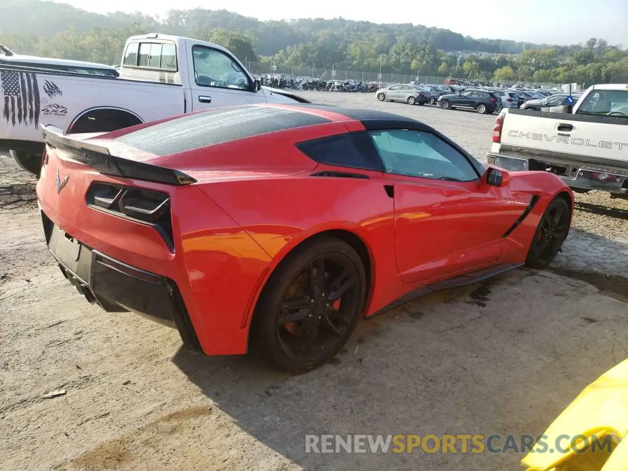 3 Photograph of a damaged car 1G1YL2D73K5104283 CHEVROLET CORVETTE 2019