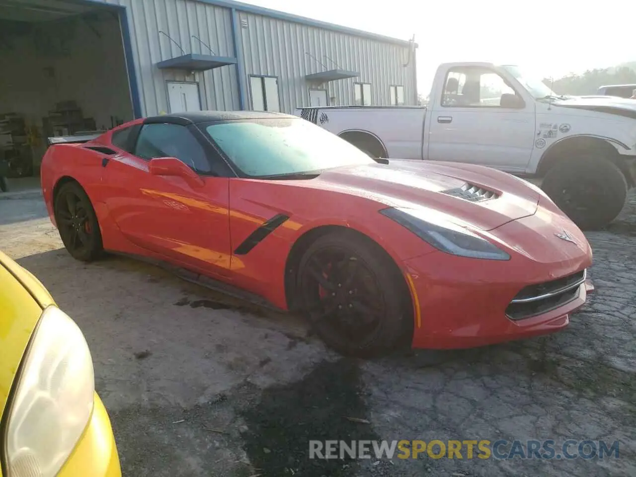 4 Photograph of a damaged car 1G1YL2D73K5104283 CHEVROLET CORVETTE 2019