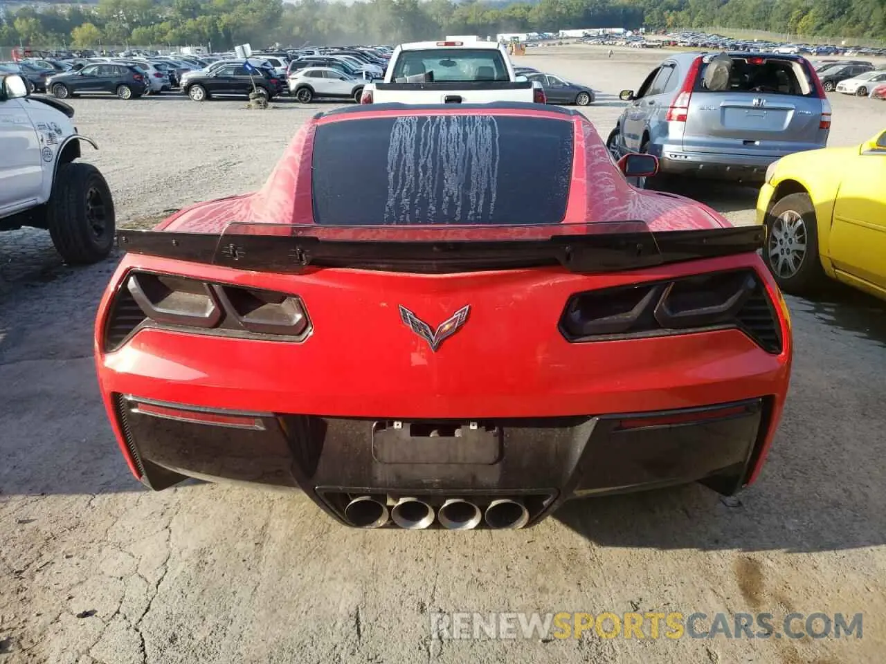 6 Photograph of a damaged car 1G1YL2D73K5104283 CHEVROLET CORVETTE 2019