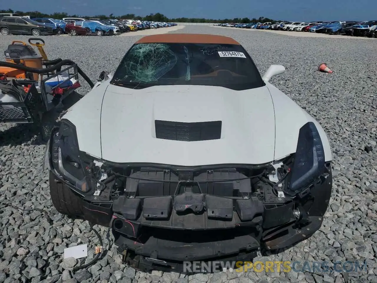 5 Photograph of a damaged car 1G1YL3D77K5114837 CHEVROLET CORVETTE 2019