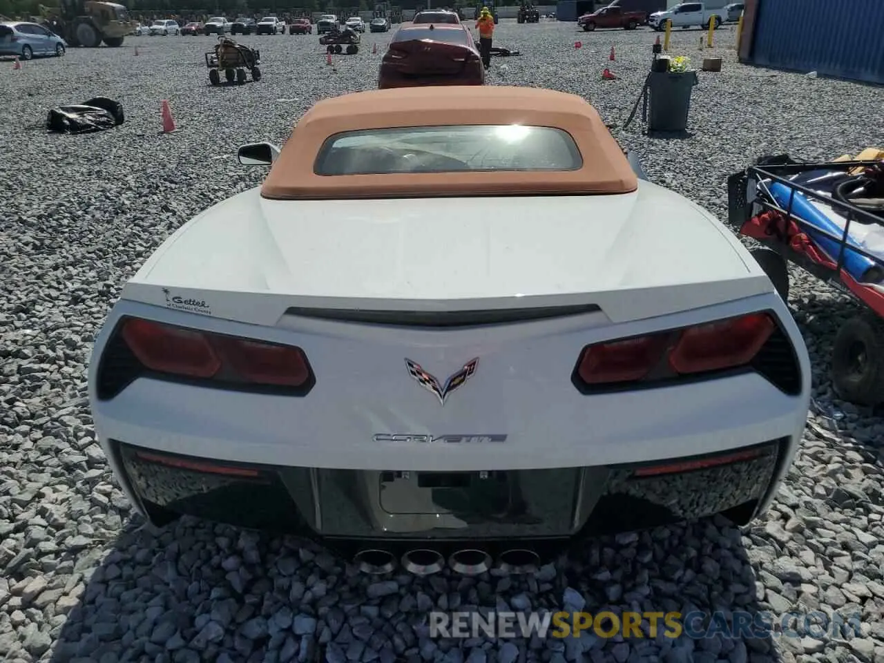 6 Photograph of a damaged car 1G1YL3D77K5114837 CHEVROLET CORVETTE 2019