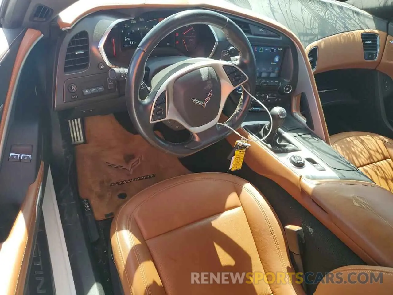 8 Photograph of a damaged car 1G1YL3D77K5114837 CHEVROLET CORVETTE 2019