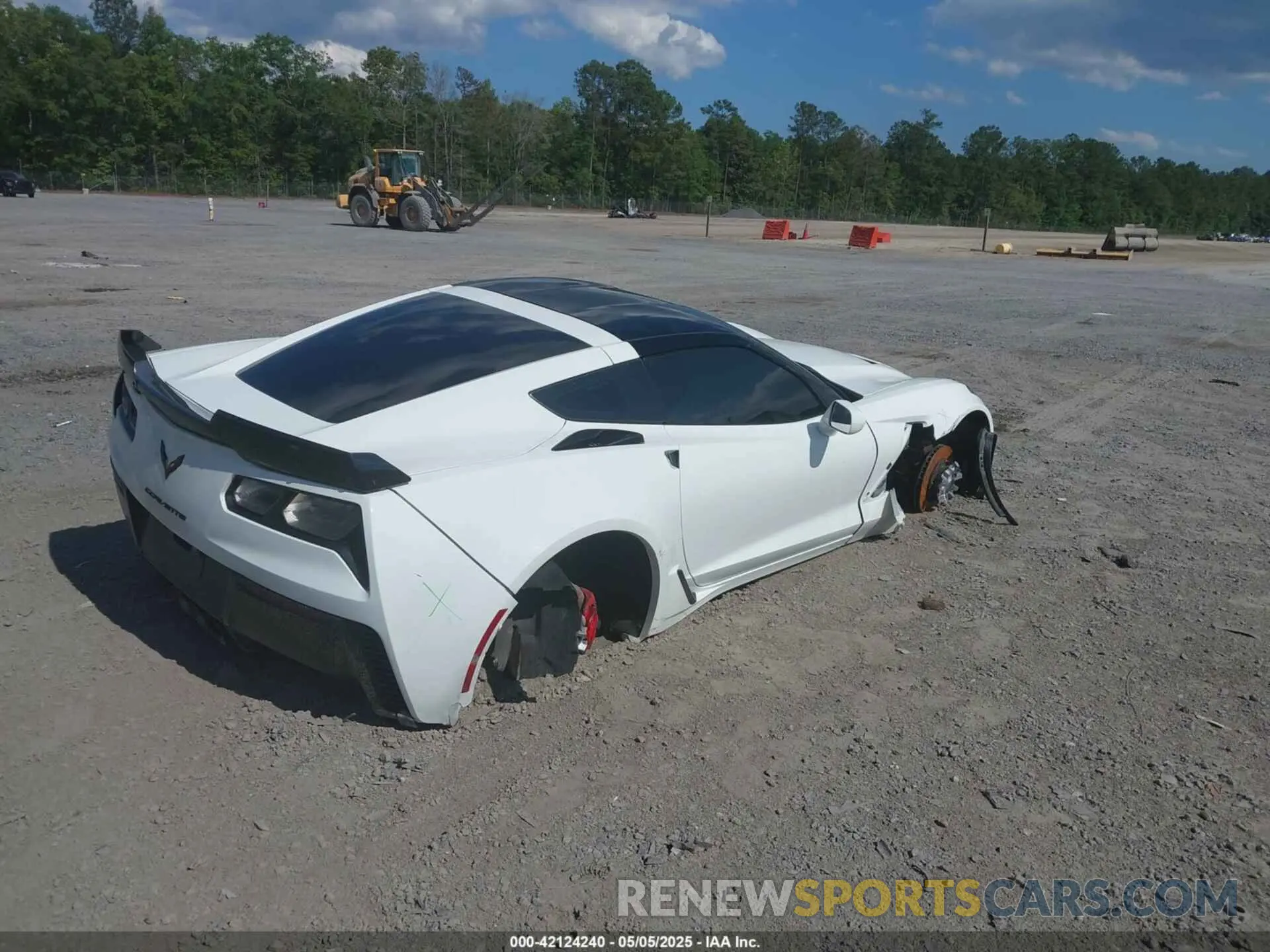 4 Photograph of a damaged car 1G1YP2D60K5602260 CHEVROLET CORVETTE 2019
