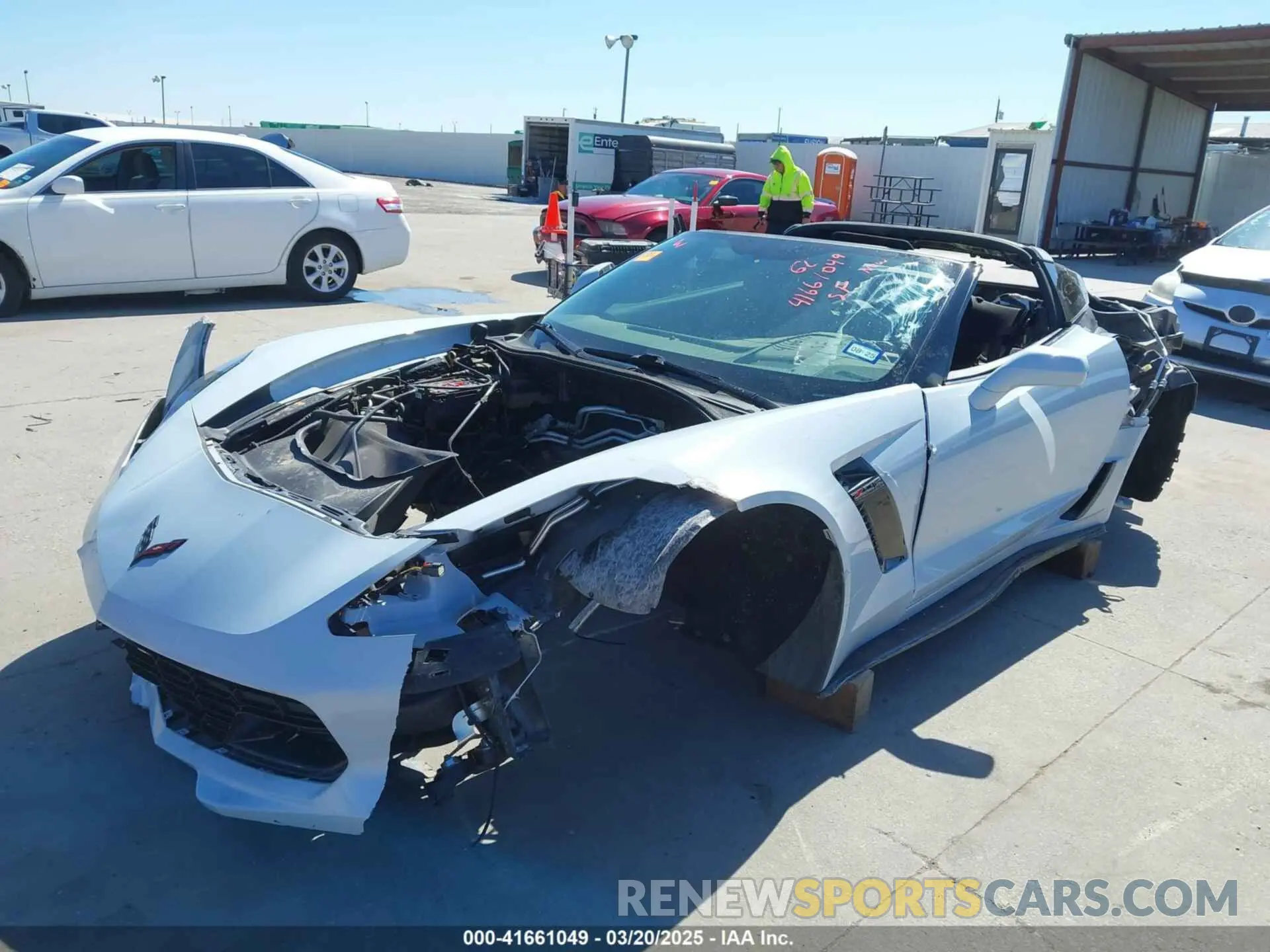 2 Photograph of a damaged car 1G1YP2D61K5600520 CHEVROLET CORVETTE 2019
