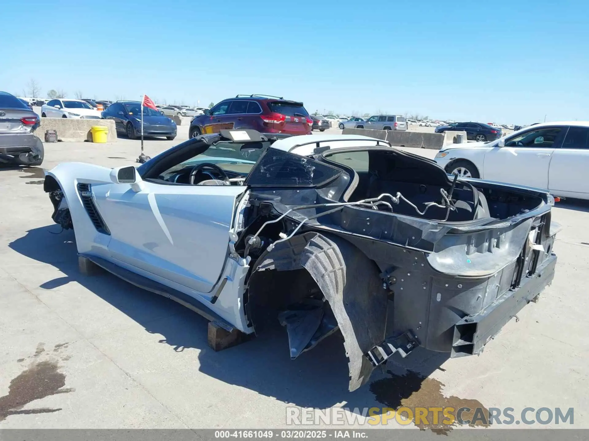3 Photograph of a damaged car 1G1YP2D61K5600520 CHEVROLET CORVETTE 2019