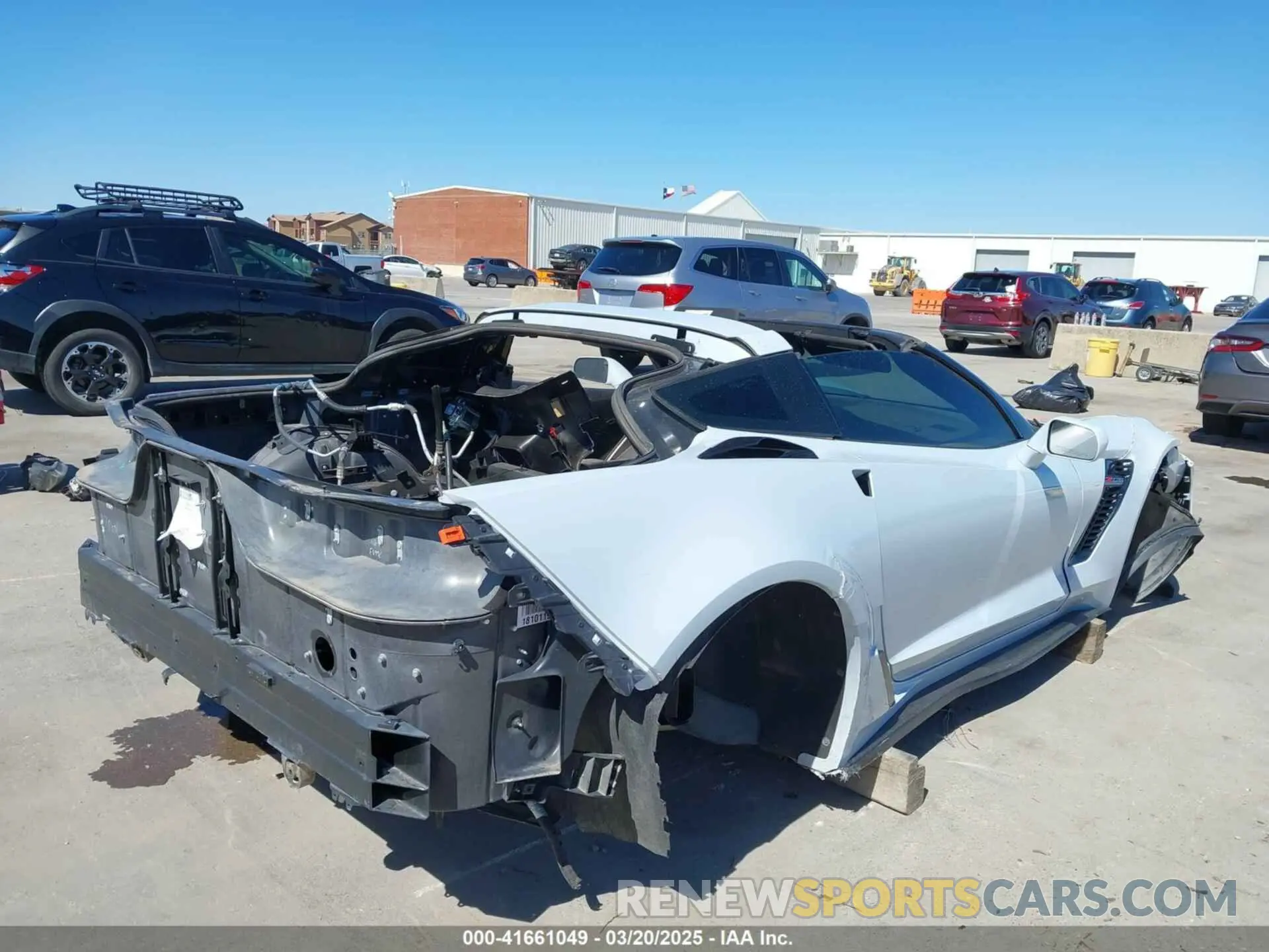 4 Photograph of a damaged car 1G1YP2D61K5600520 CHEVROLET CORVETTE 2019