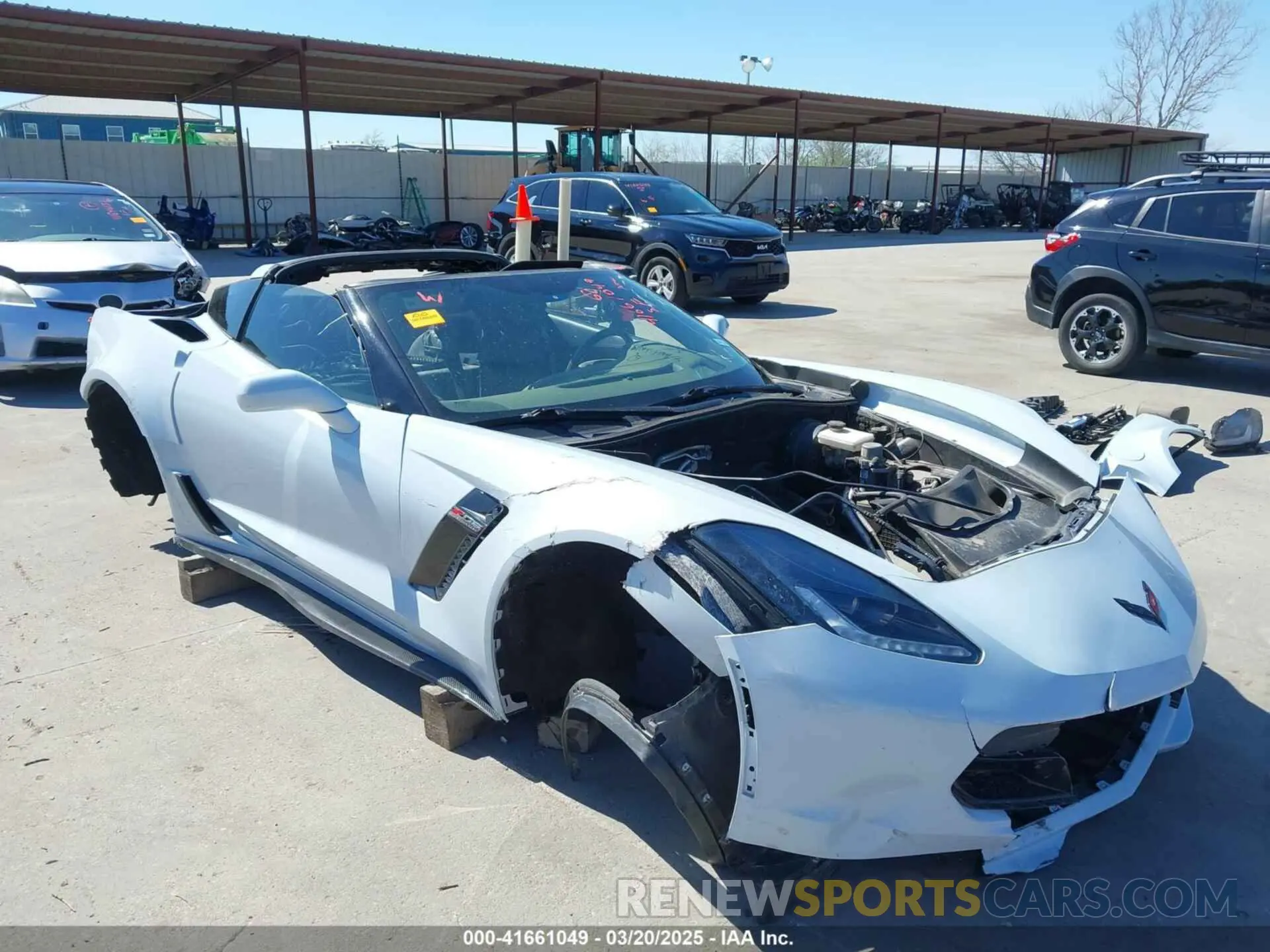 6 Photograph of a damaged car 1G1YP2D61K5600520 CHEVROLET CORVETTE 2019