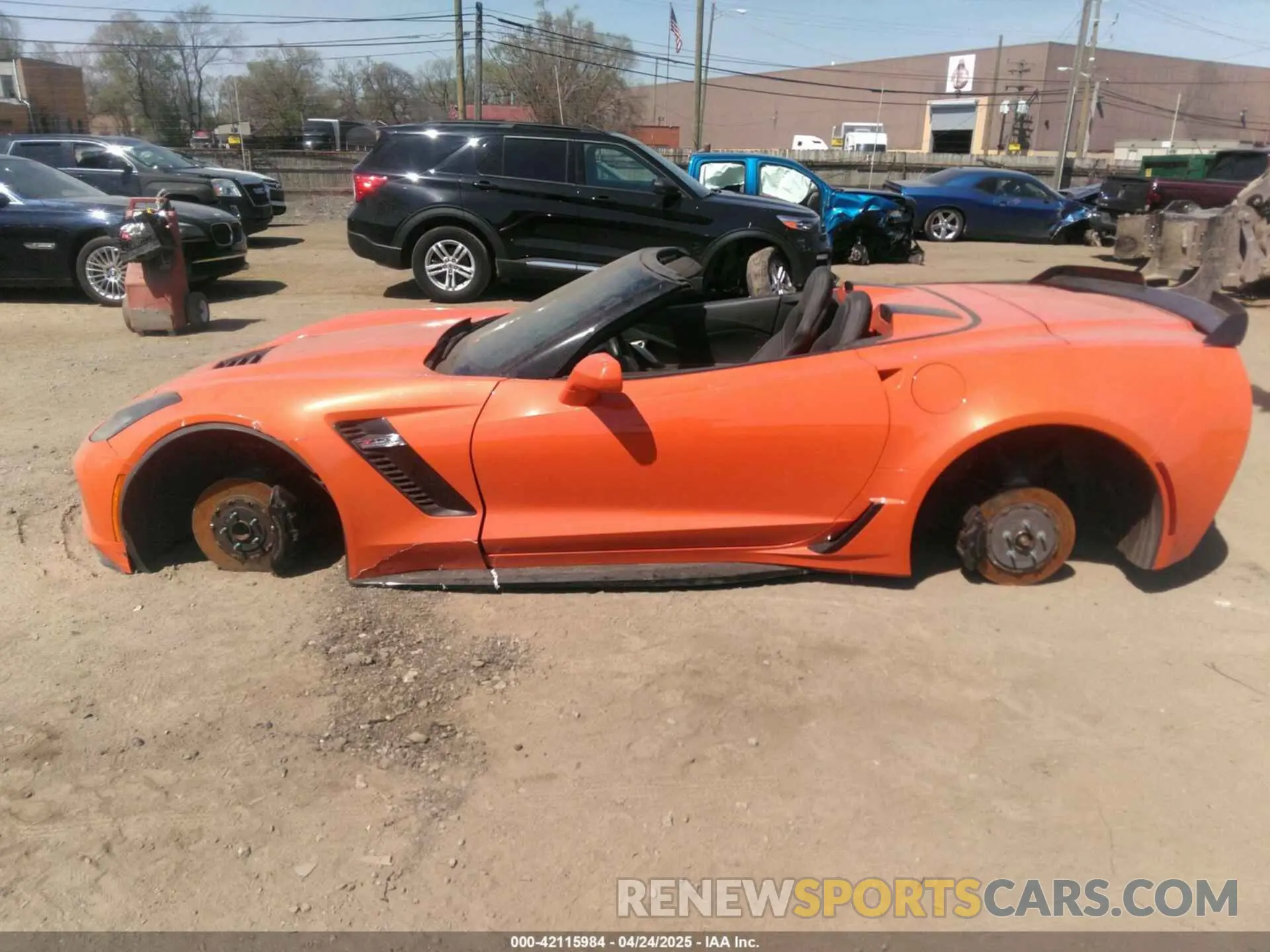 13 Photograph of a damaged car 1G1YP3D63K5606115 CHEVROLET CORVETTE 2019