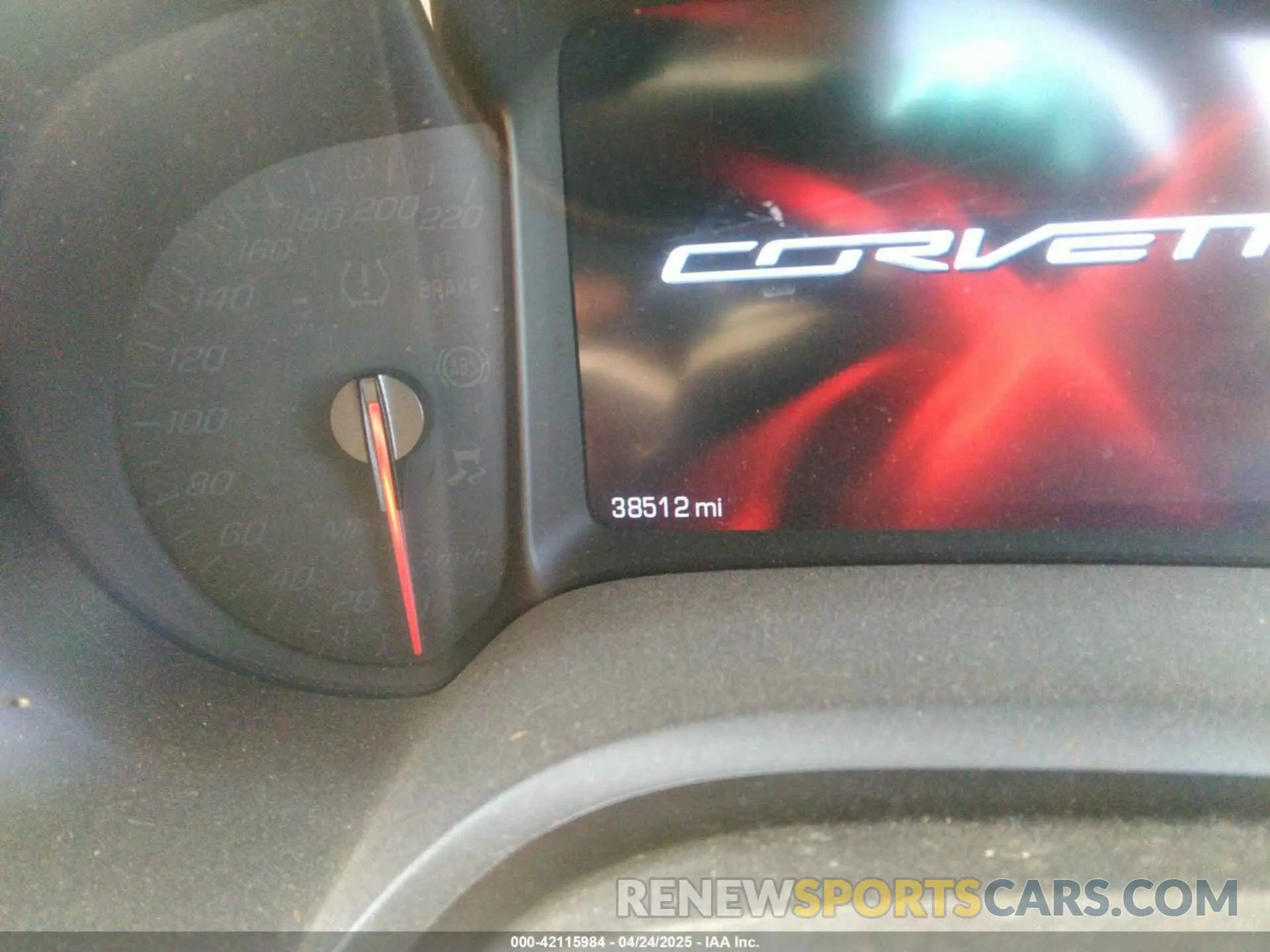 14 Photograph of a damaged car 1G1YP3D63K5606115 CHEVROLET CORVETTE 2019