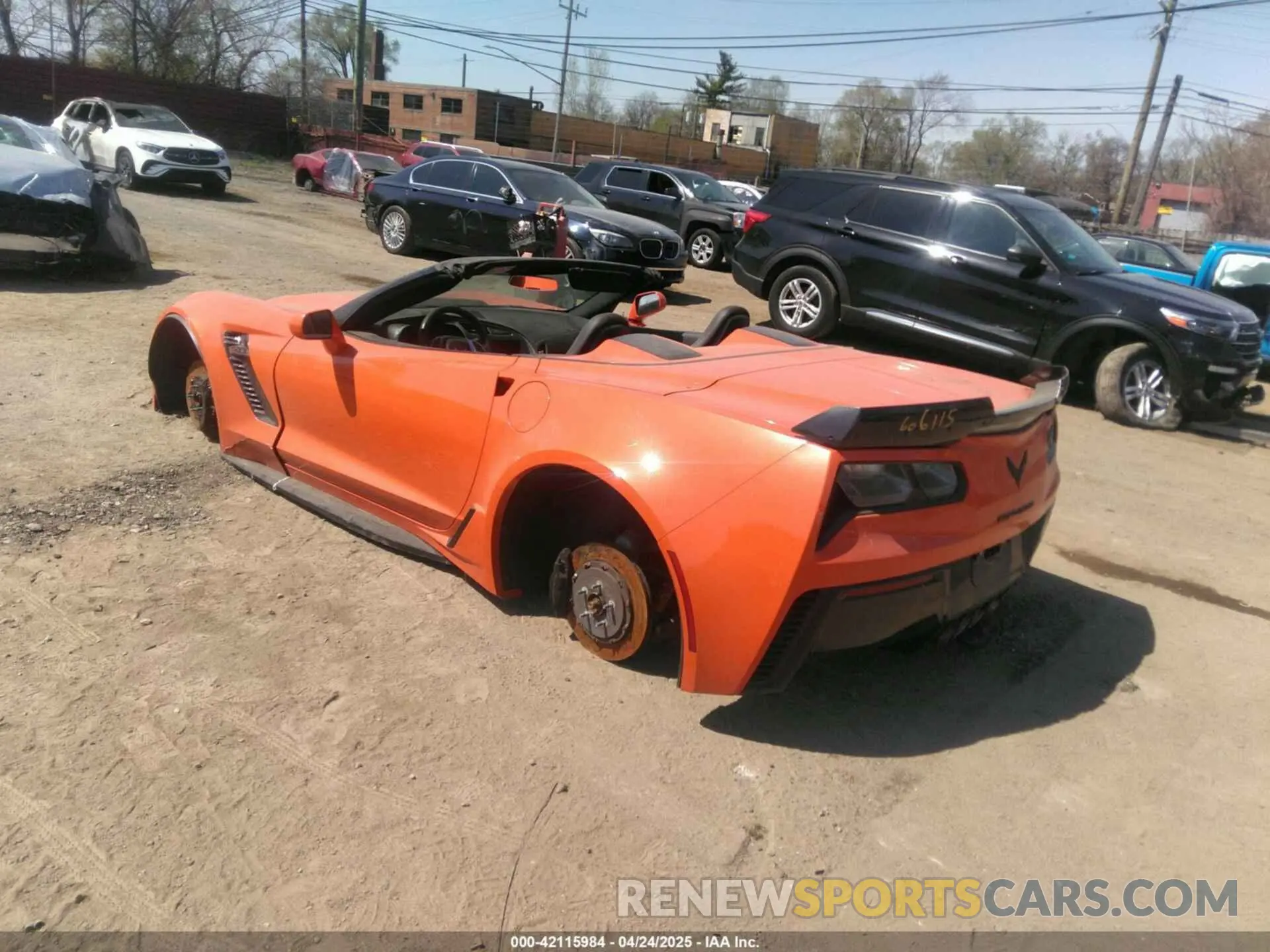 3 Photograph of a damaged car 1G1YP3D63K5606115 CHEVROLET CORVETTE 2019