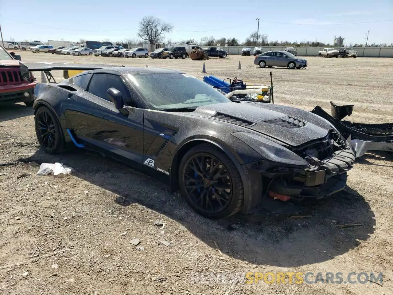 4 Photograph of a damaged car 1G1YR2D62K5603128 CHEVROLET CORVETTE 2019