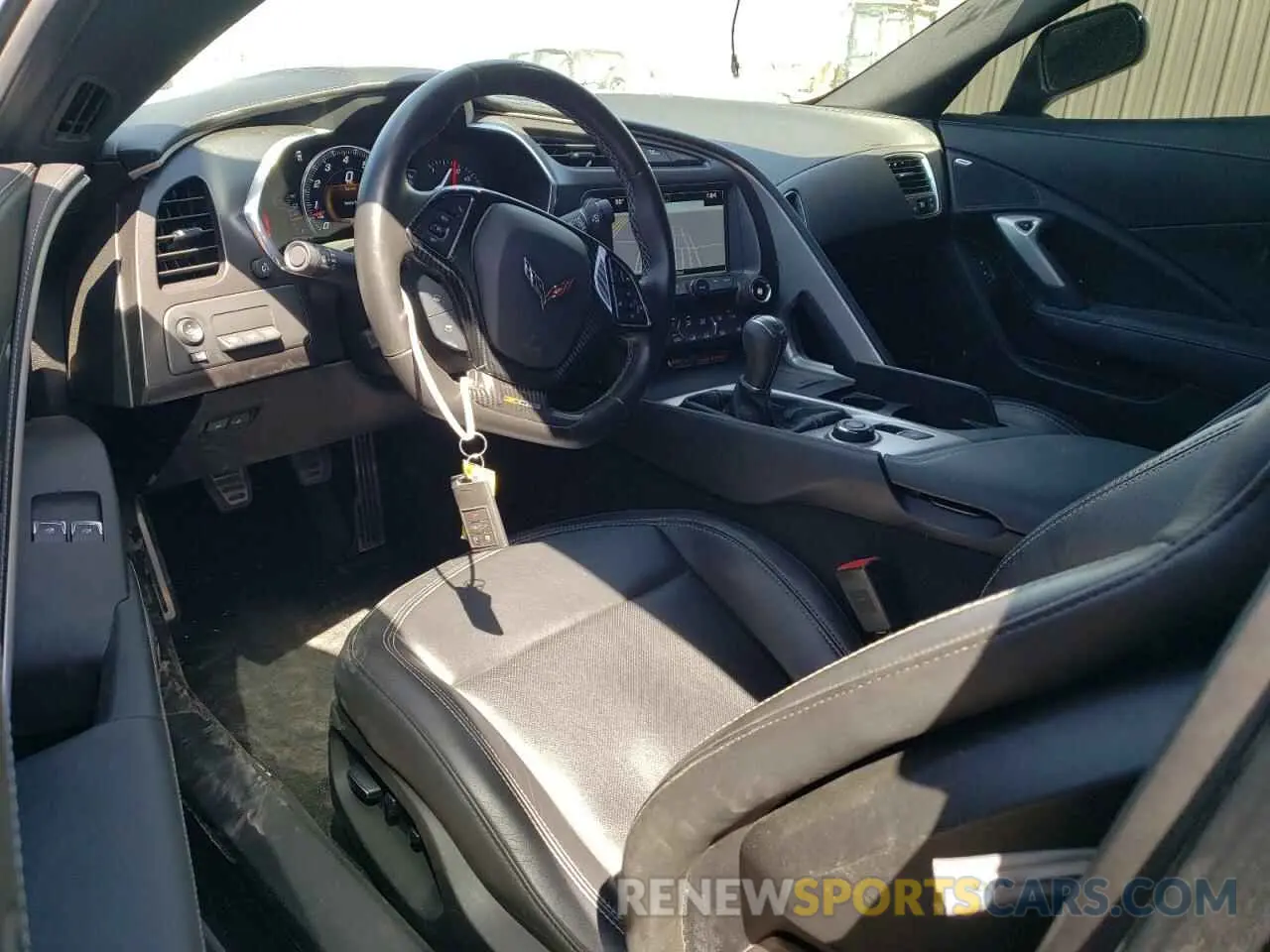 8 Photograph of a damaged car 1G1YR2D62K5603128 CHEVROLET CORVETTE 2019