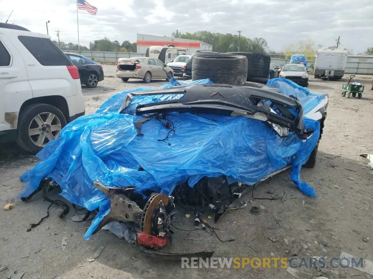1 Photograph of a damaged car 1G1YR2D68K5600119 CHEVROLET CORVETTE 2019
