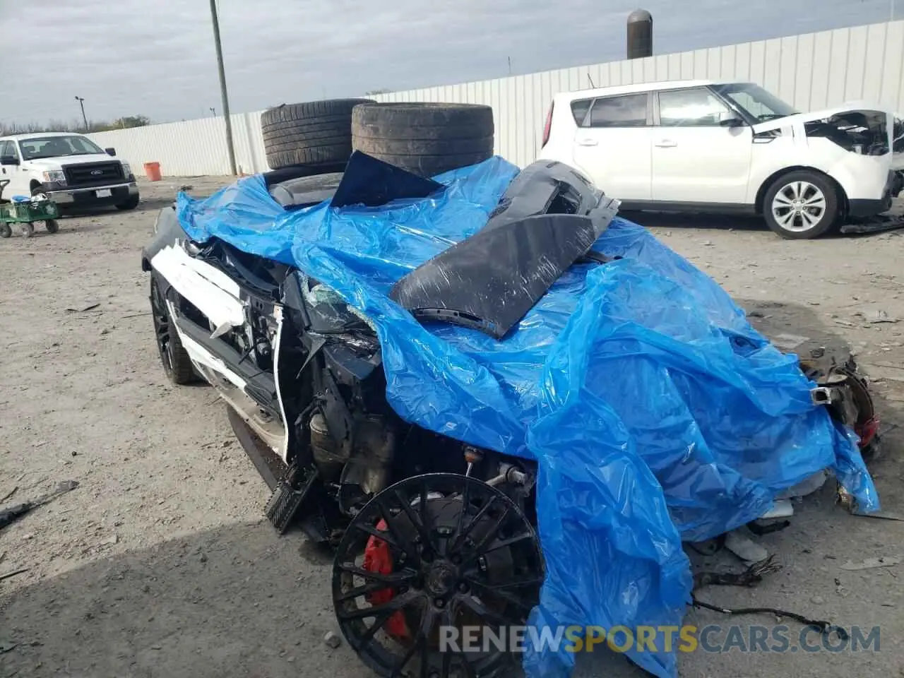 4 Photograph of a damaged car 1G1YR2D68K5600119 CHEVROLET CORVETTE 2019