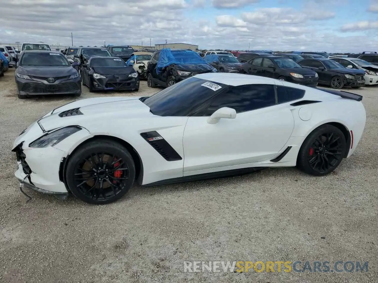 1 Photograph of a damaged car 1G1YS2D60K5606792 CHEVROLET CORVETTE 2019
