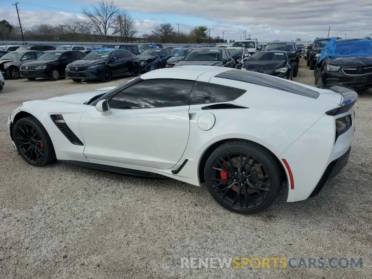 2 Photograph of a damaged car 1G1YS2D60K5606792 CHEVROLET CORVETTE 2019
