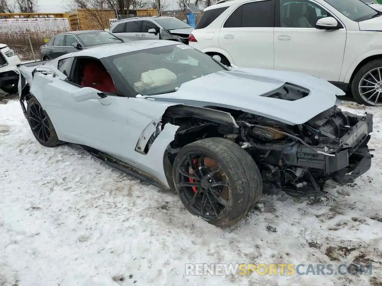 4 Photograph of a damaged car 1G1YW2D71K5112647 CHEVROLET CORVETTE 2019