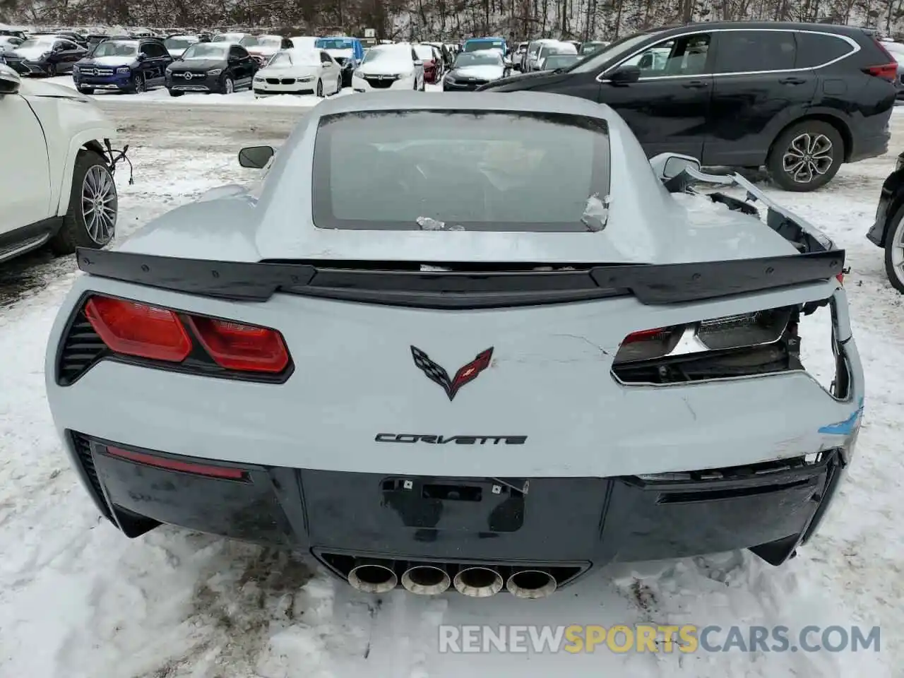 6 Photograph of a damaged car 1G1YW2D71K5112647 CHEVROLET CORVETTE 2019