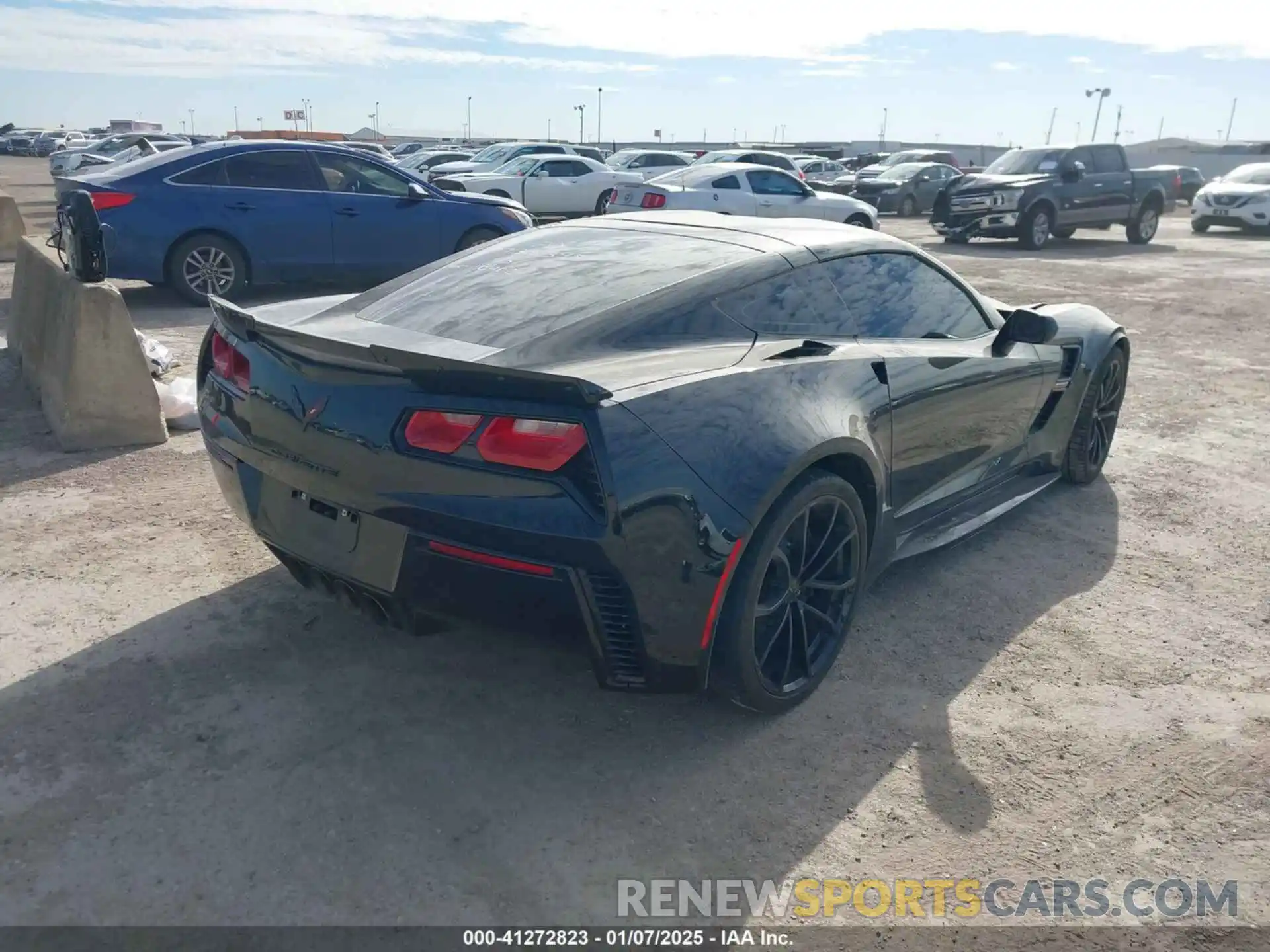 4 Photograph of a damaged car 1G1YW2D75K5110402 CHEVROLET CORVETTE 2019