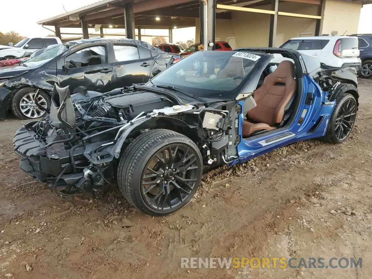 1 Photograph of a damaged car 1G1YW2D79K5121533 CHEVROLET CORVETTE 2019