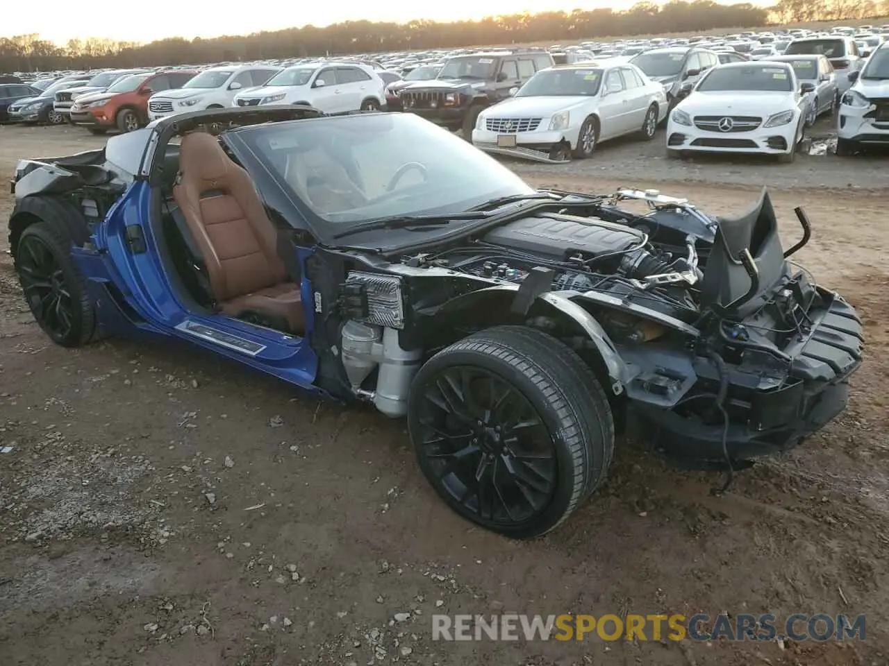 4 Photograph of a damaged car 1G1YW2D79K5121533 CHEVROLET CORVETTE 2019