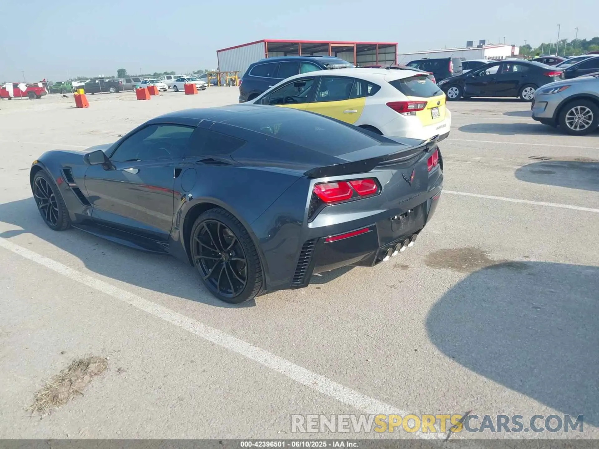 3 Photograph of a damaged car 1G1YW2D7XK5116017 CHEVROLET CORVETTE 2019