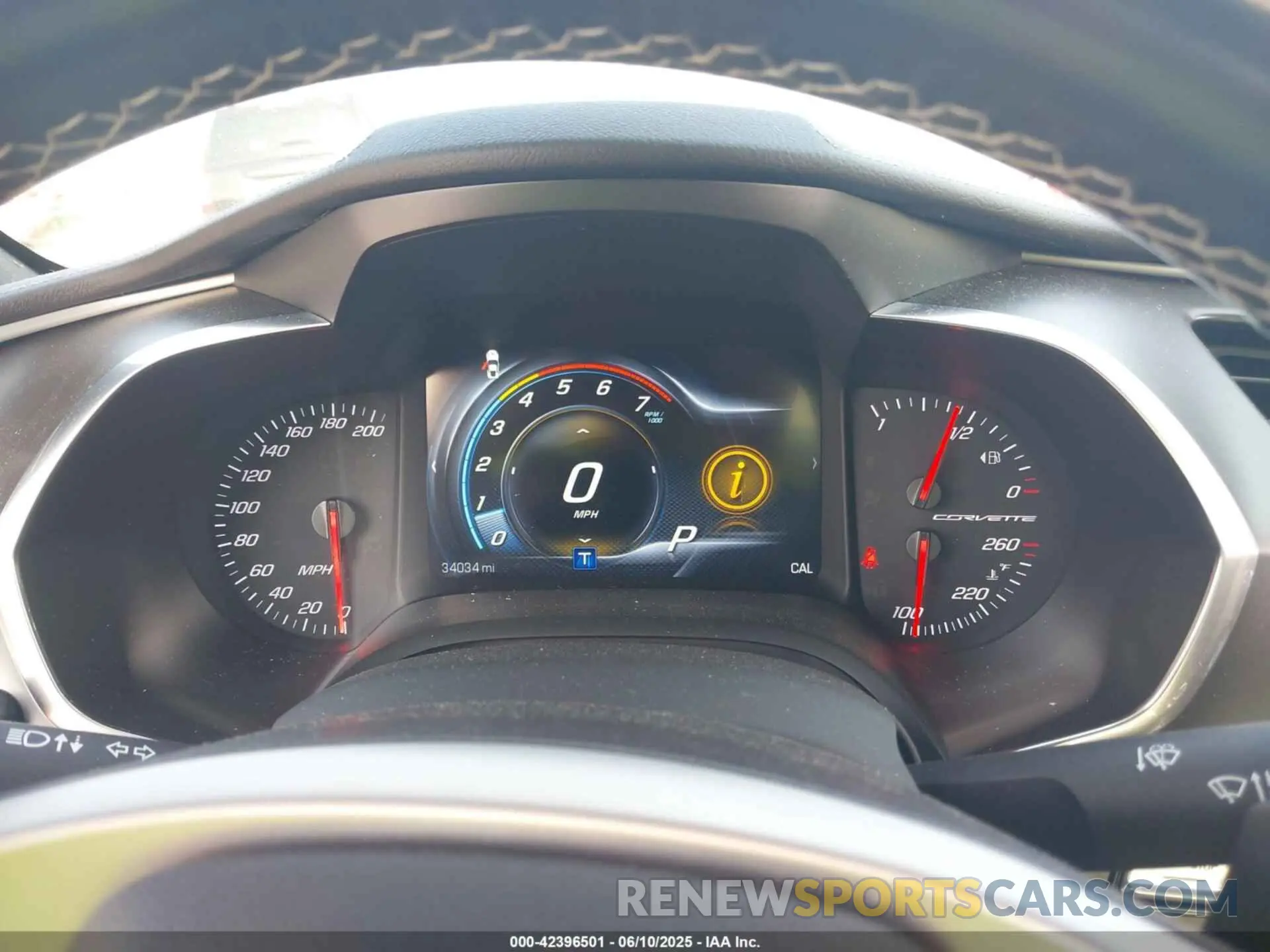 7 Photograph of a damaged car 1G1YW2D7XK5116017 CHEVROLET CORVETTE 2019
