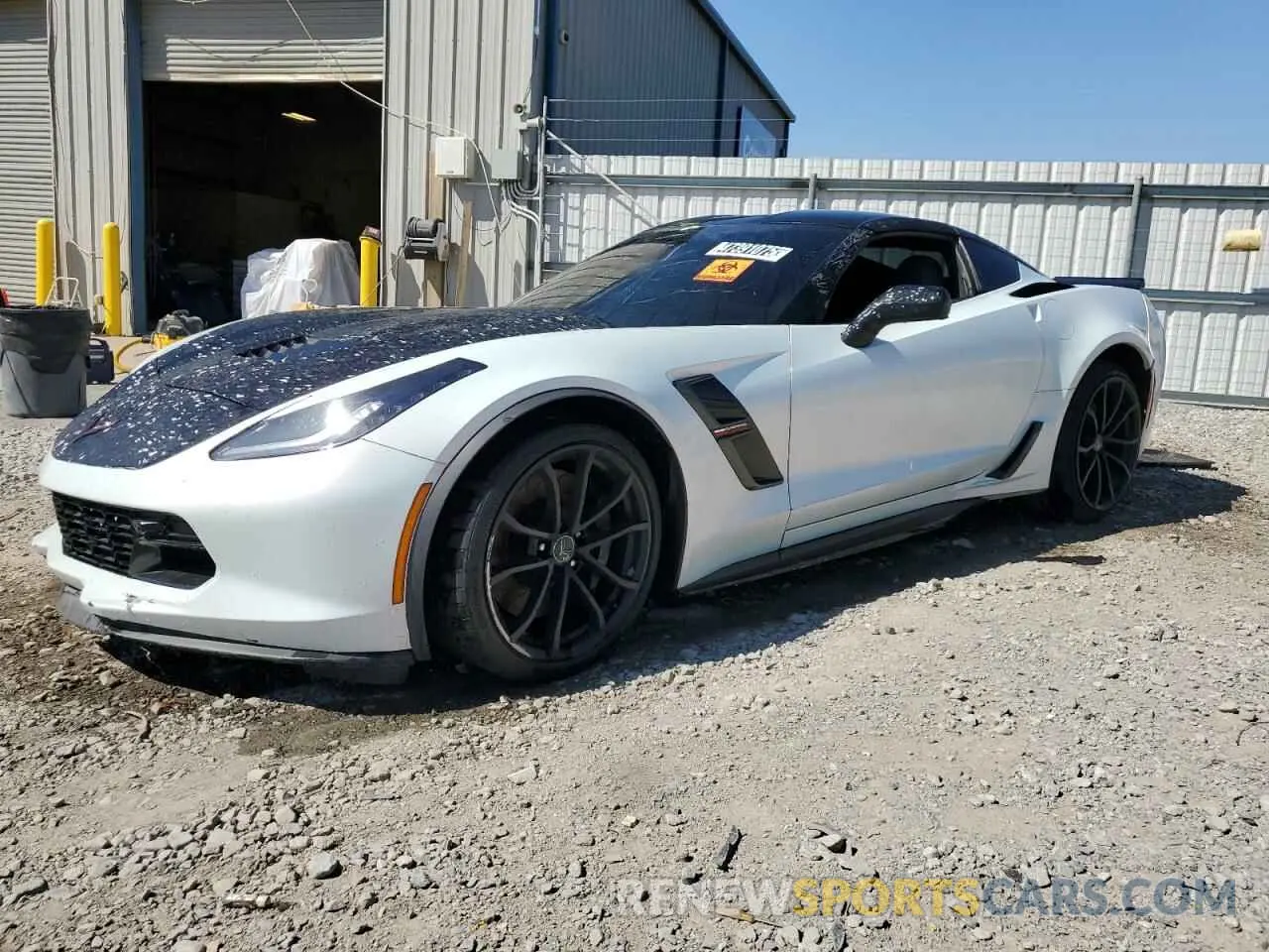 1 Photograph of a damaged car 1G1YY2D70K5100855 CHEVROLET CORVETTE 2019