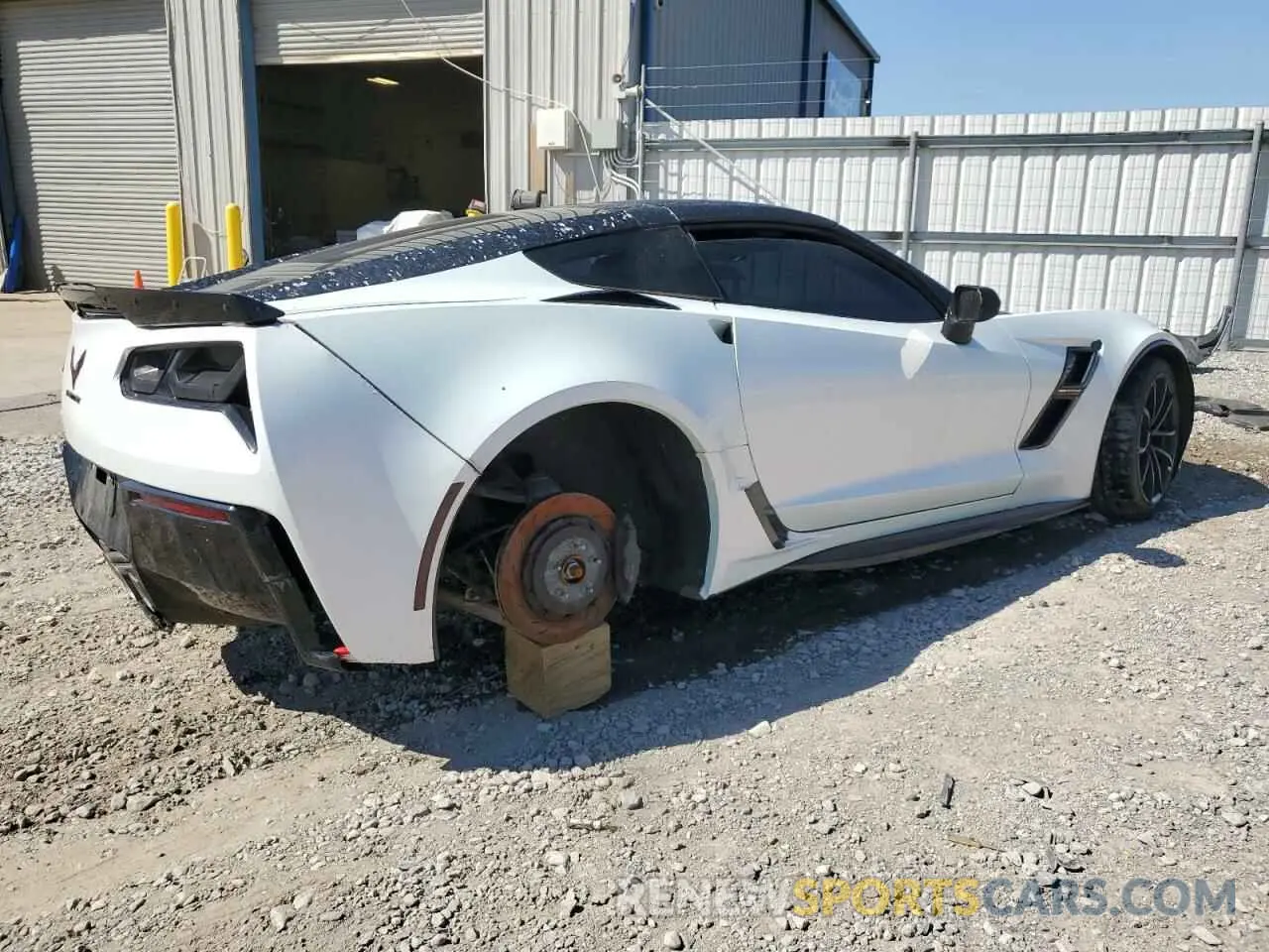 3 Photograph of a damaged car 1G1YY2D70K5100855 CHEVROLET CORVETTE 2019