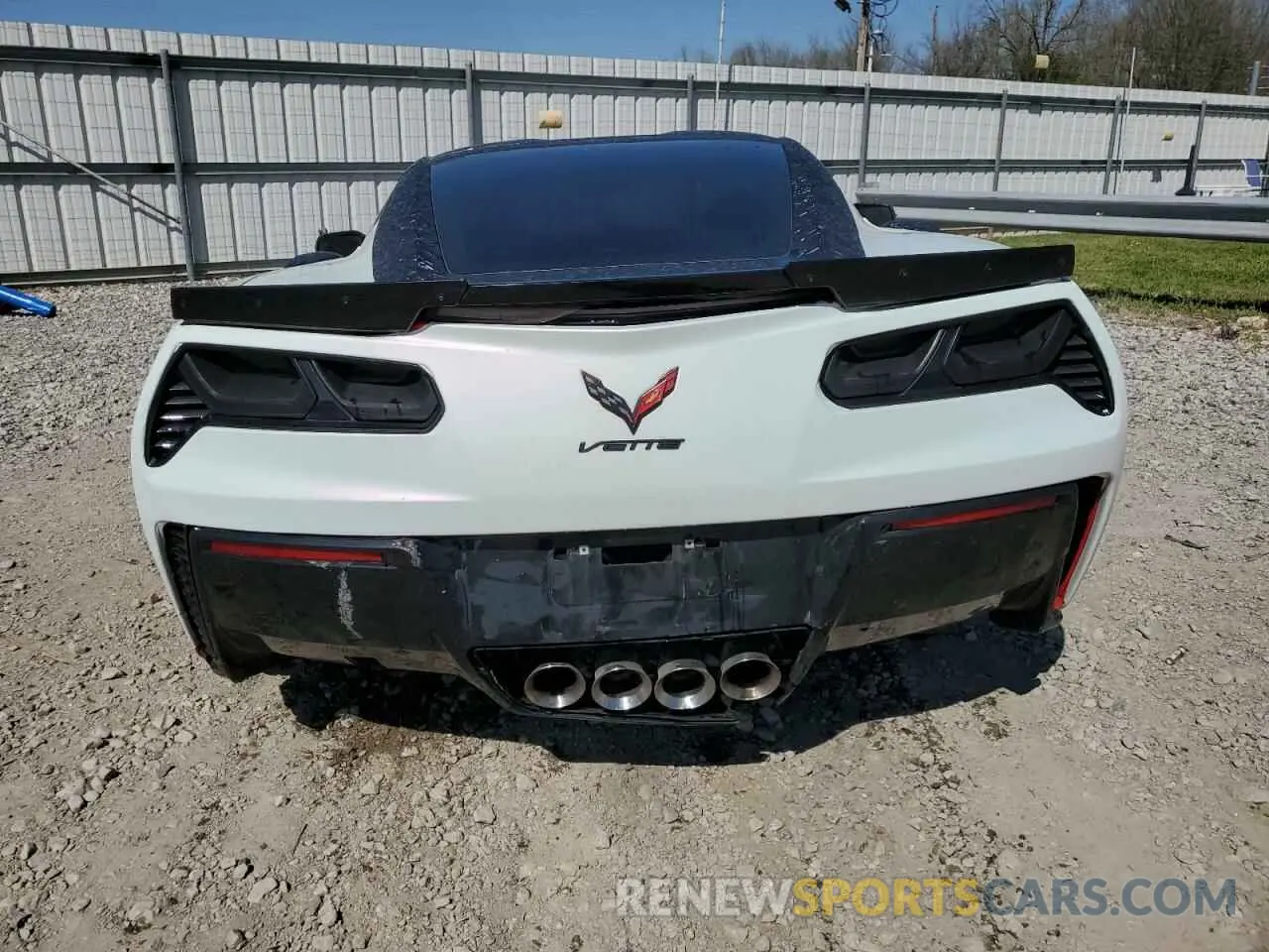 6 Photograph of a damaged car 1G1YY2D70K5100855 CHEVROLET CORVETTE 2019