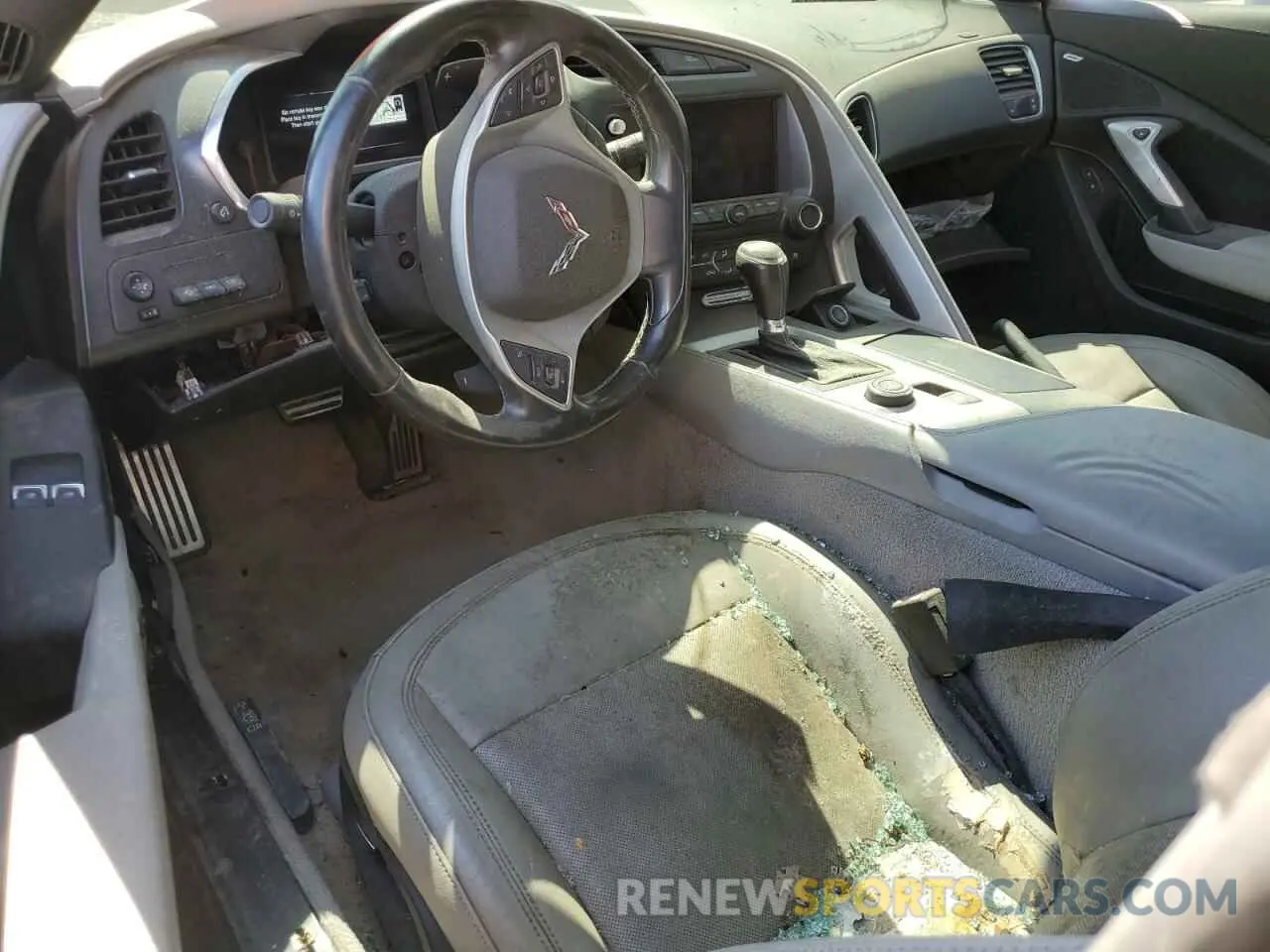 8 Photograph of a damaged car 1G1YY2D70K5100855 CHEVROLET CORVETTE 2019