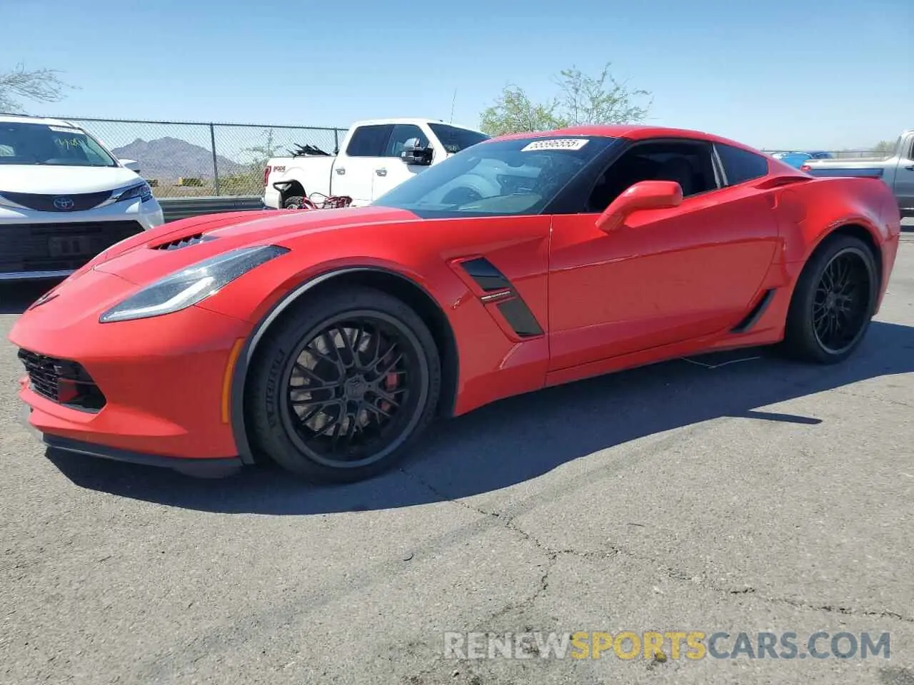 1 Photograph of a damaged car 1G1YY2D7XK5117713 CHEVROLET CORVETTE 2019