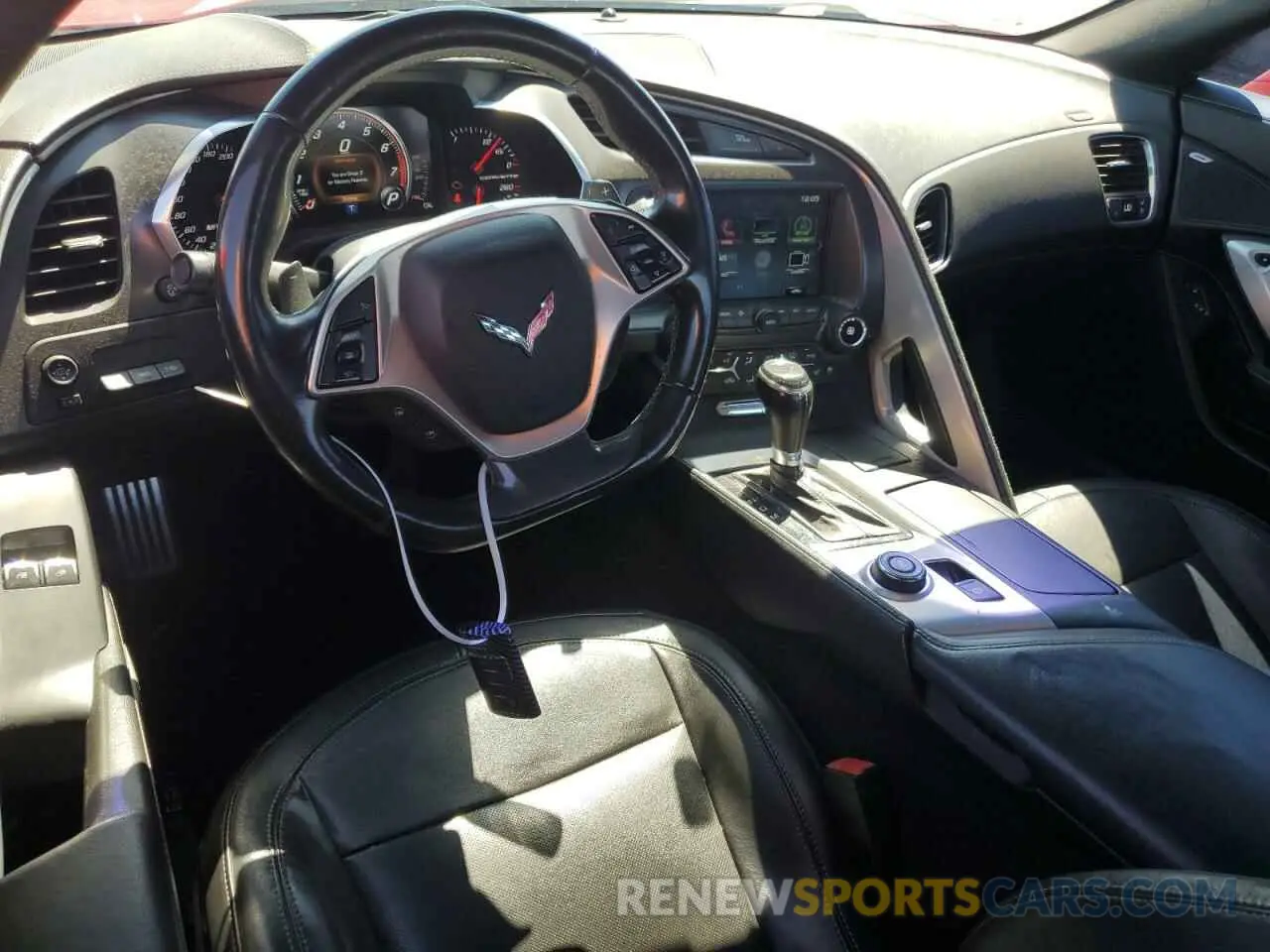 8 Photograph of a damaged car 1G1YY2D7XK5117713 CHEVROLET CORVETTE 2019