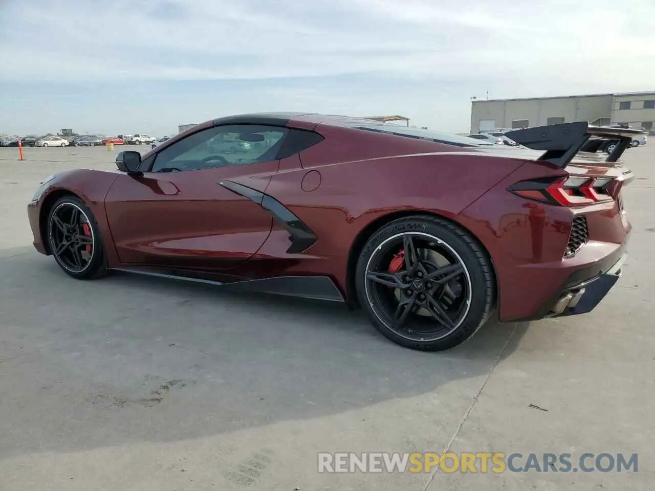 2 Photograph of a damaged car 1G1Y62D45L5107216 CHEVROLET CORVETTE 2020