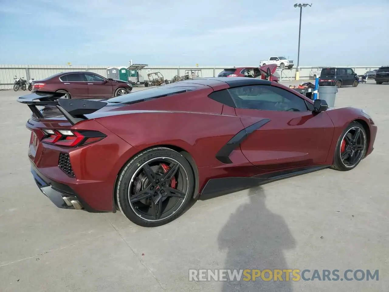 3 Photograph of a damaged car 1G1Y62D45L5107216 CHEVROLET CORVETTE 2020
