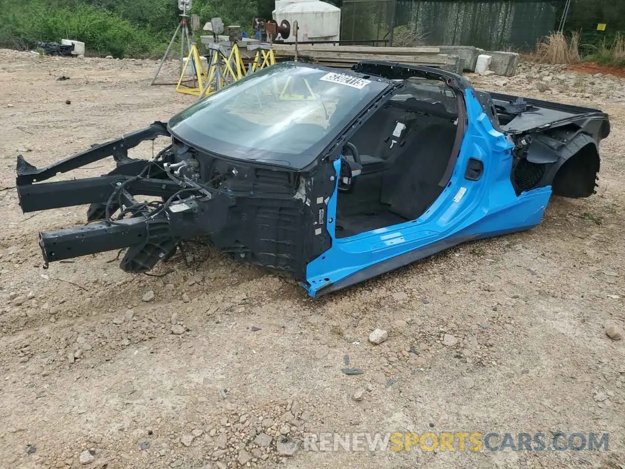 1 Photograph of a damaged car 1G1Y62D4XL5106580 CHEVROLET CORVETTE 2020