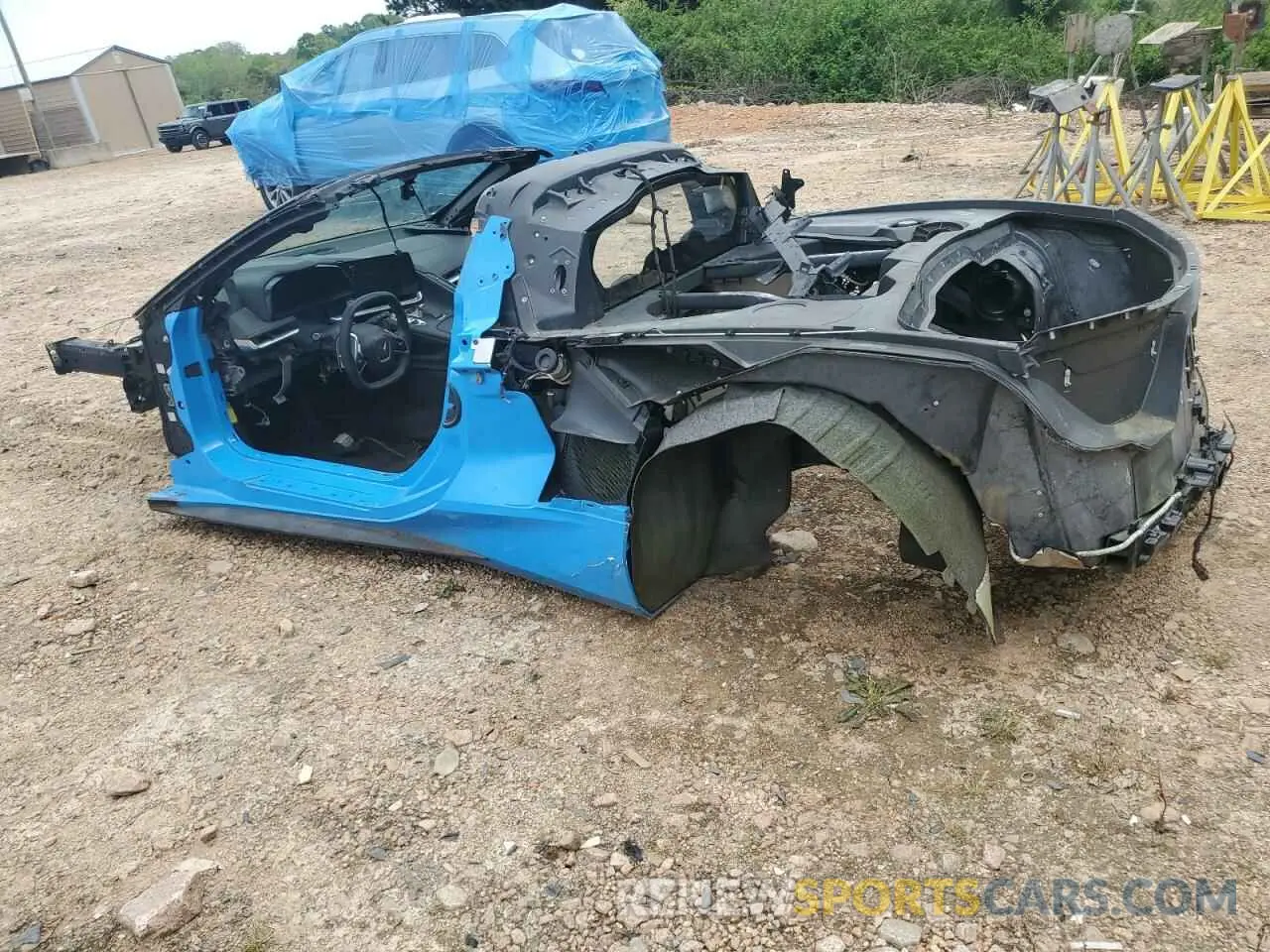 2 Photograph of a damaged car 1G1Y62D4XL5106580 CHEVROLET CORVETTE 2020