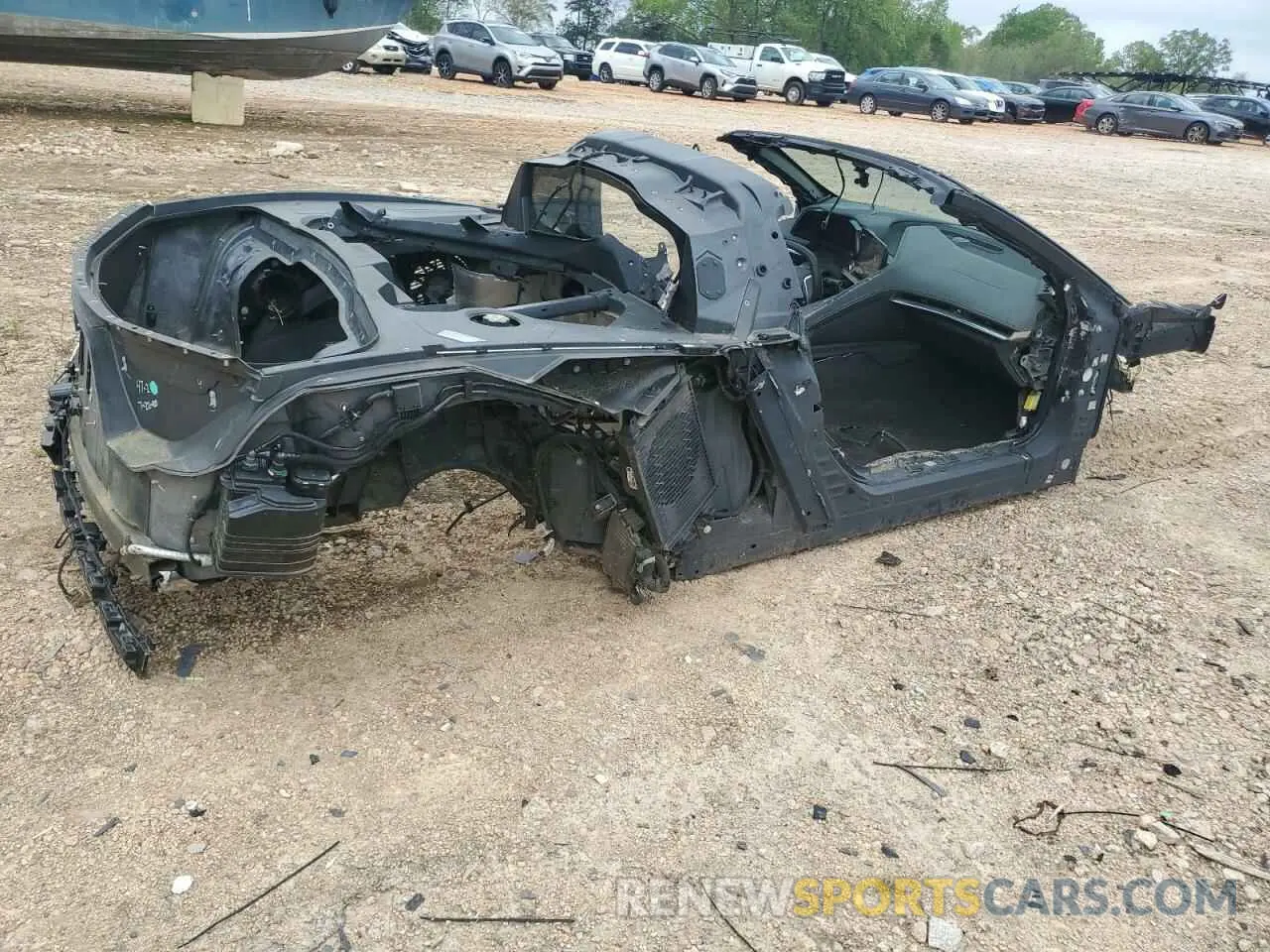 3 Photograph of a damaged car 1G1Y62D4XL5106580 CHEVROLET CORVETTE 2020