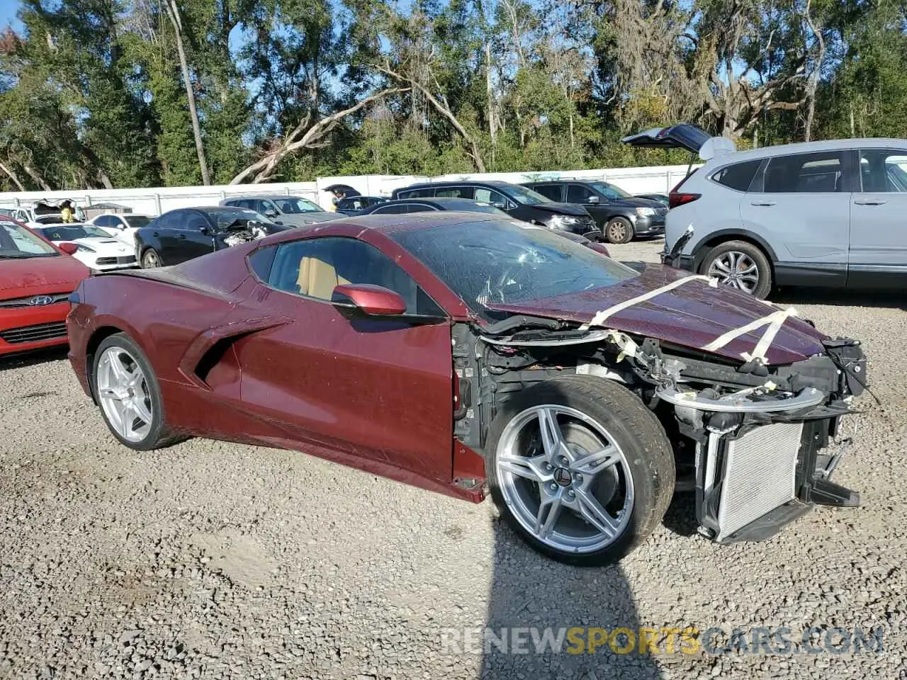 4 Photograph of a damaged car 1G1Y72D42L5104531 CHEVROLET CORVETTE 2020
