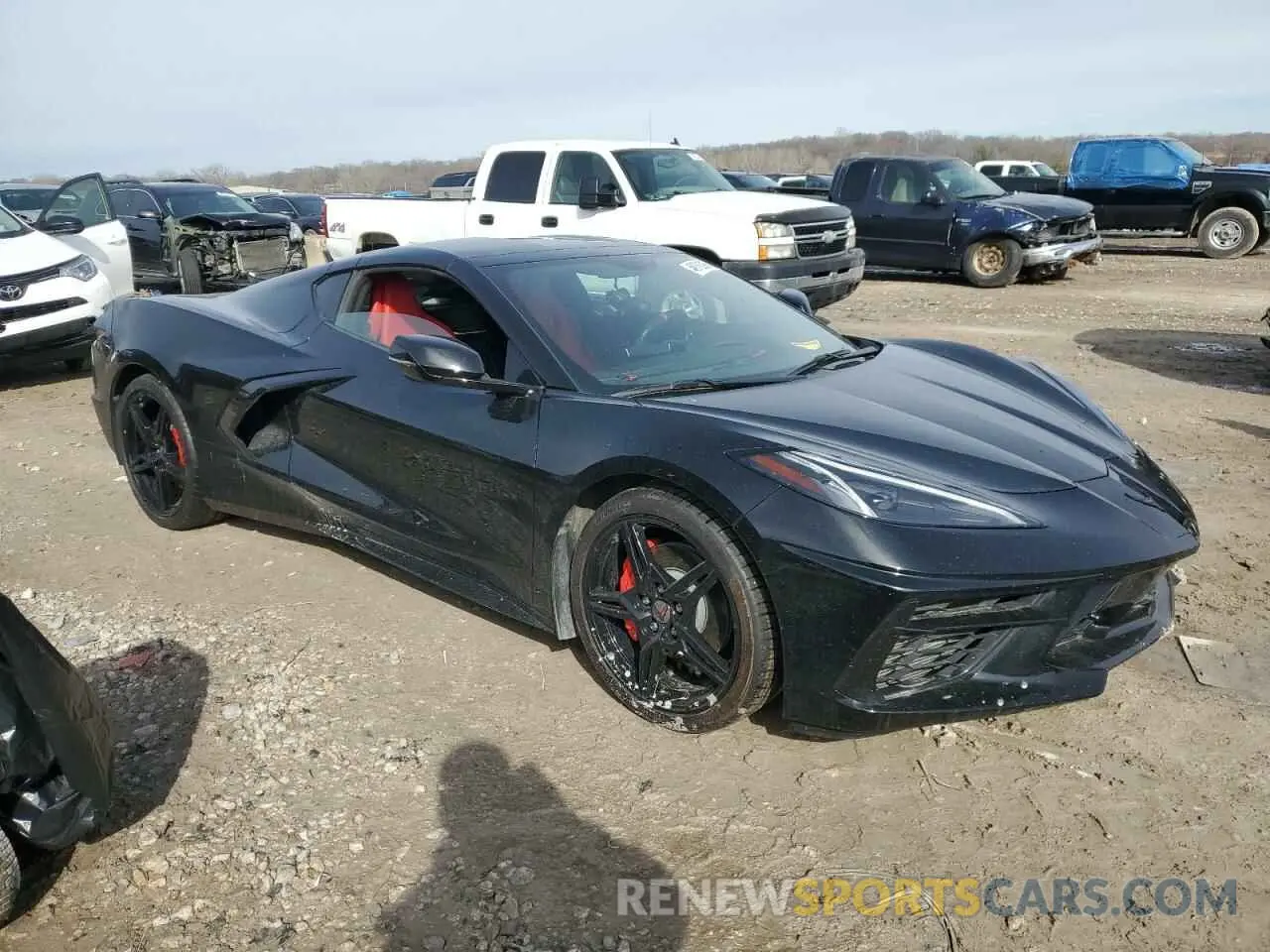 4 Photograph of a damaged car 1G1Y72D42L5104805 CHEVROLET CORVETTE 2020