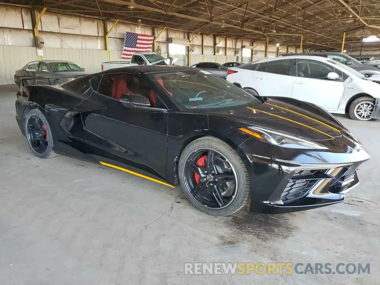 4 Photograph of a damaged car 1G1Y72D42L5118848 CHEVROLET CORVETTE 2020