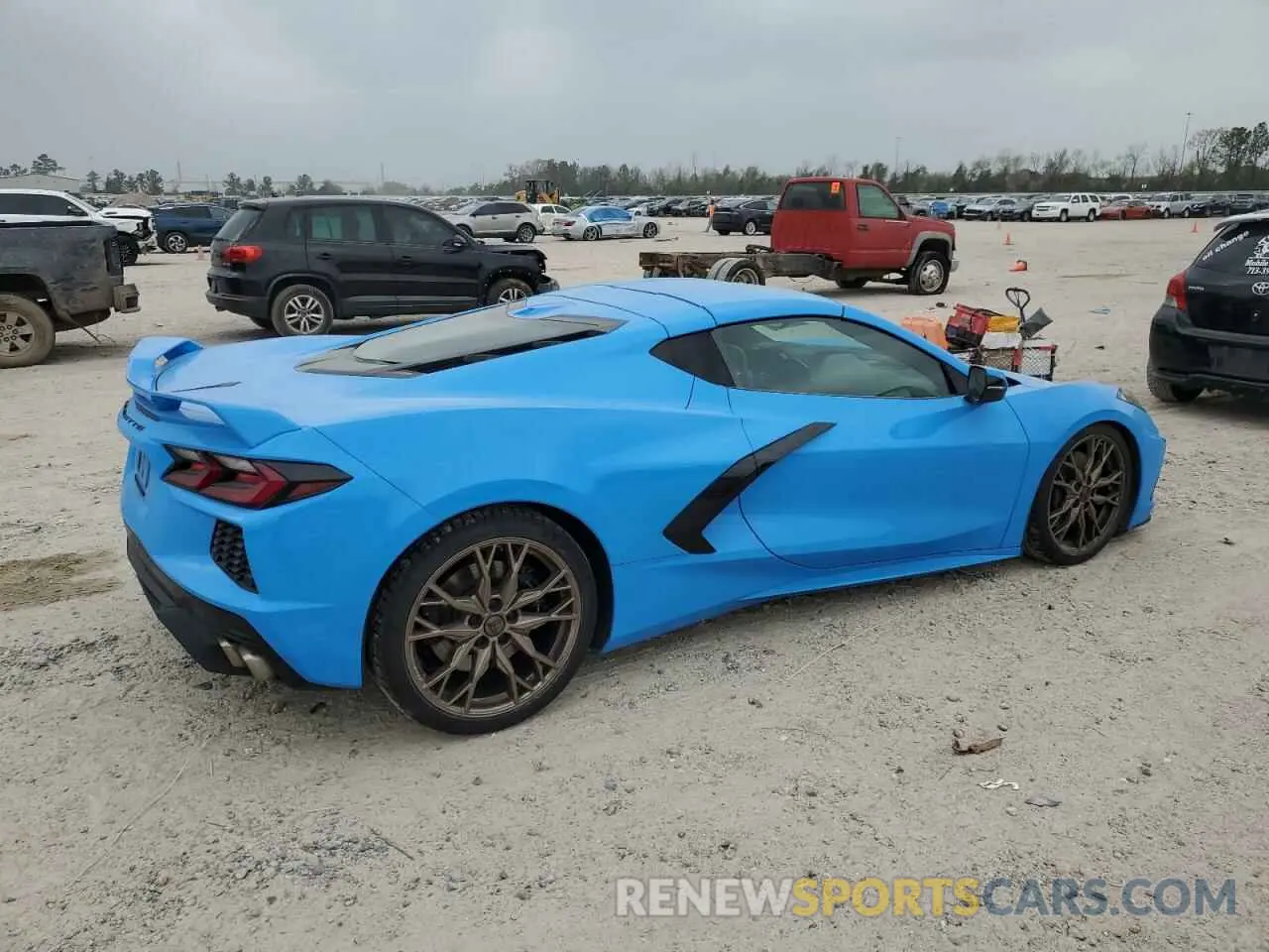 3 Photograph of a damaged car 1G1Y72D45L5117631 CHEVROLET CORVETTE 2020