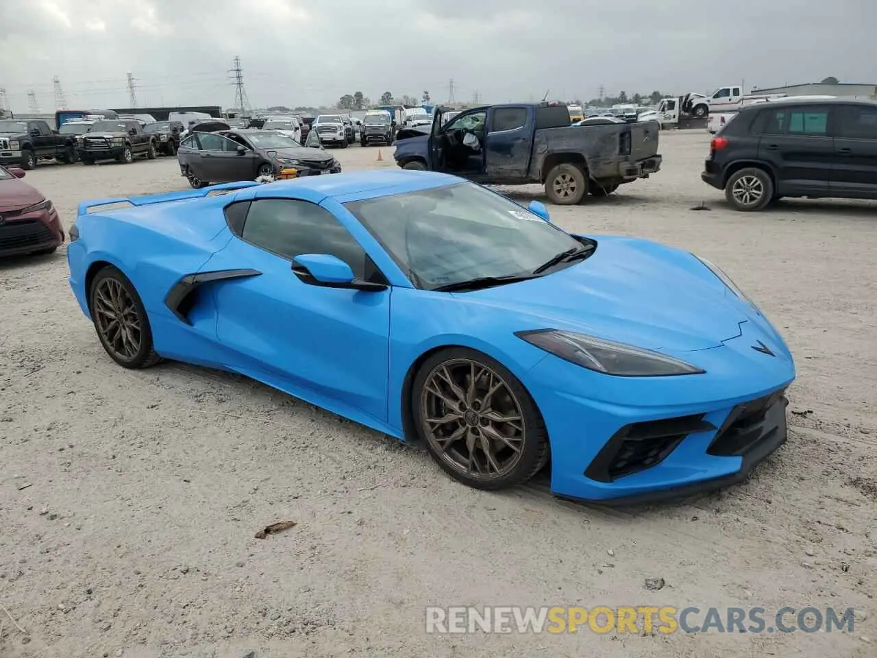 4 Photograph of a damaged car 1G1Y72D45L5117631 CHEVROLET CORVETTE 2020
