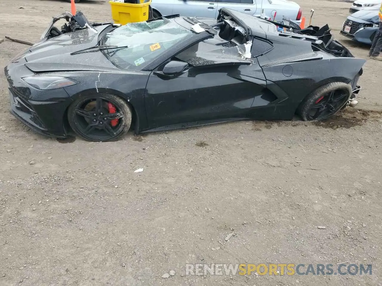 1 Photograph of a damaged car 1G1Y72D47L5117971 CHEVROLET CORVETTE 2020